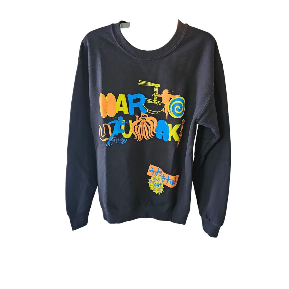 Naruto Uzumaki Anime Graphic Sweatshirt Size S